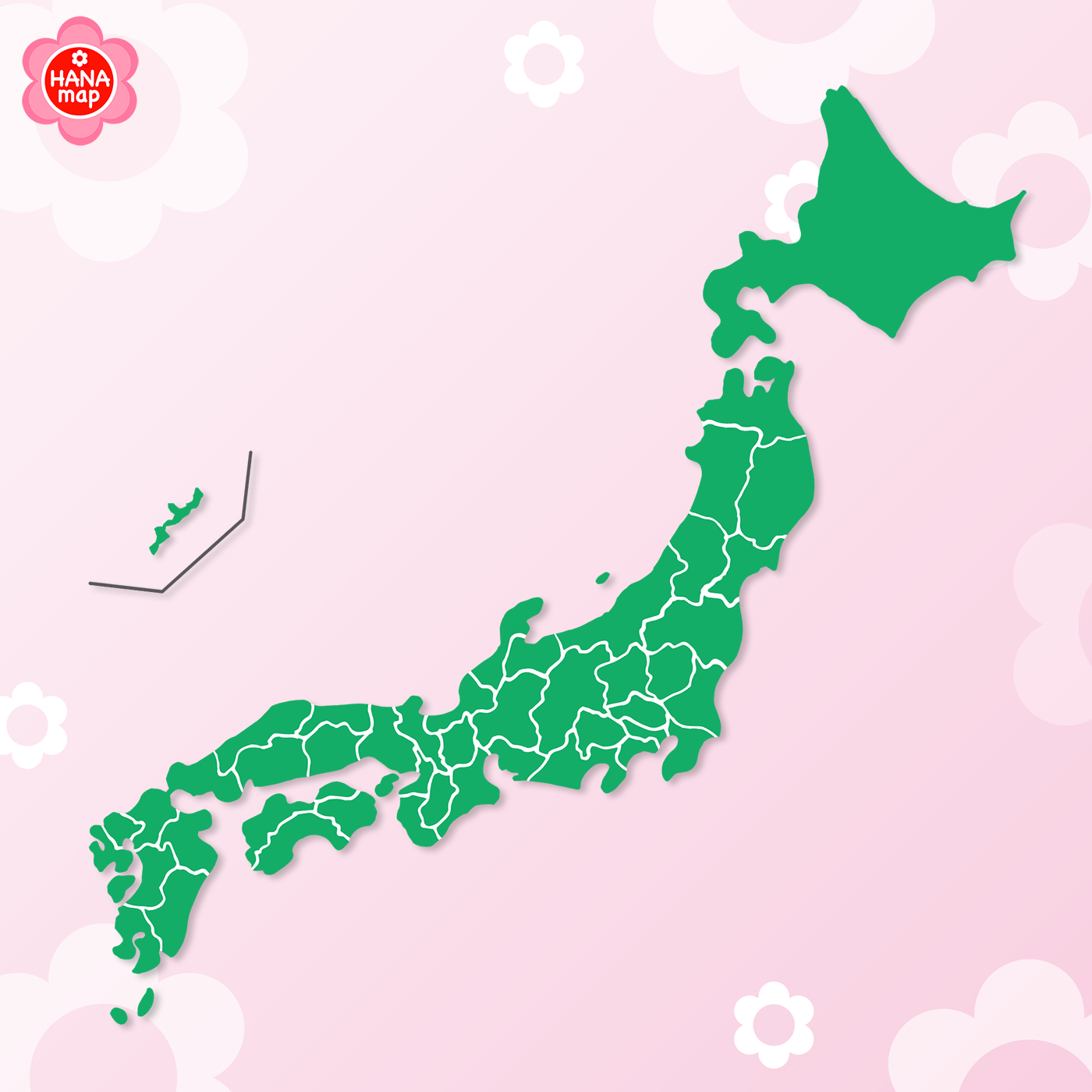 開花情報地図